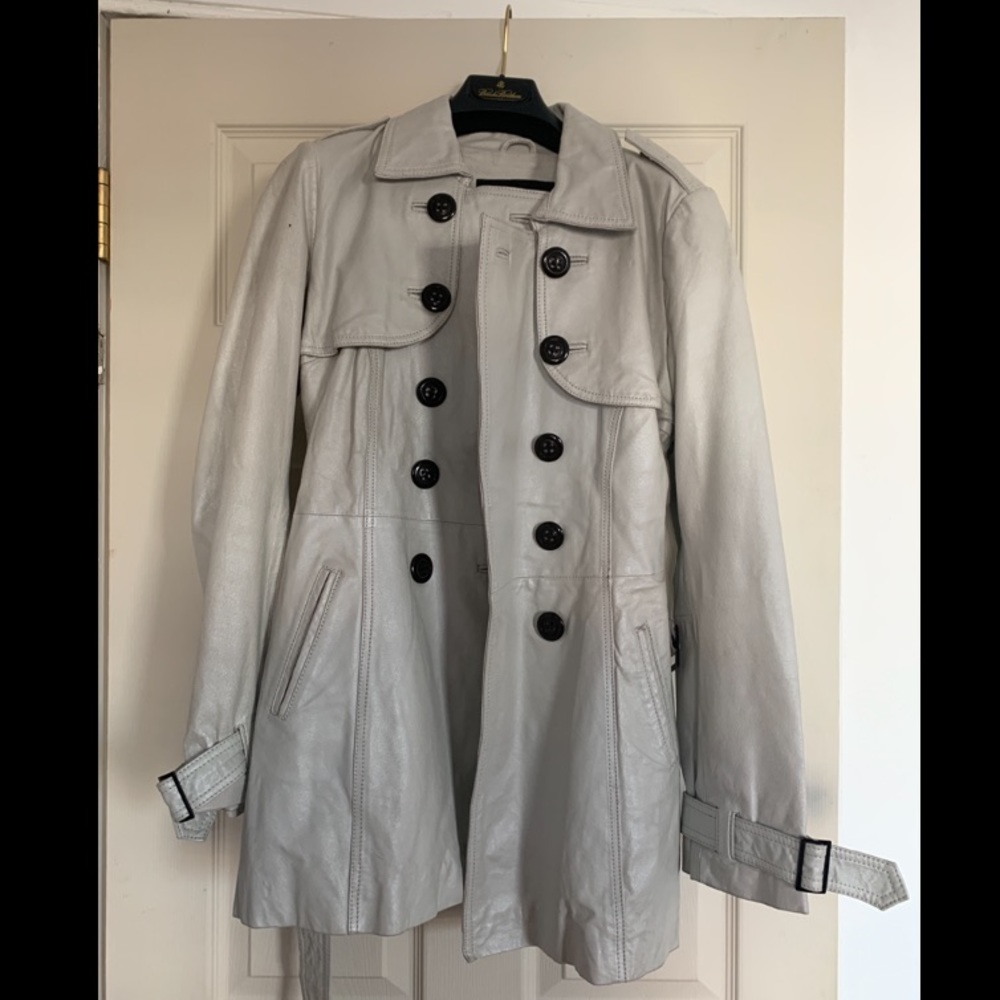 ONLY LEATHER COAT